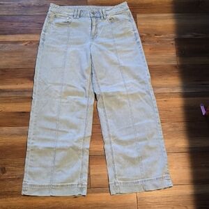 American Eagle Outfitters Dreamy Drape Stretch Low-Rise Baggy Wide-Leg Jean